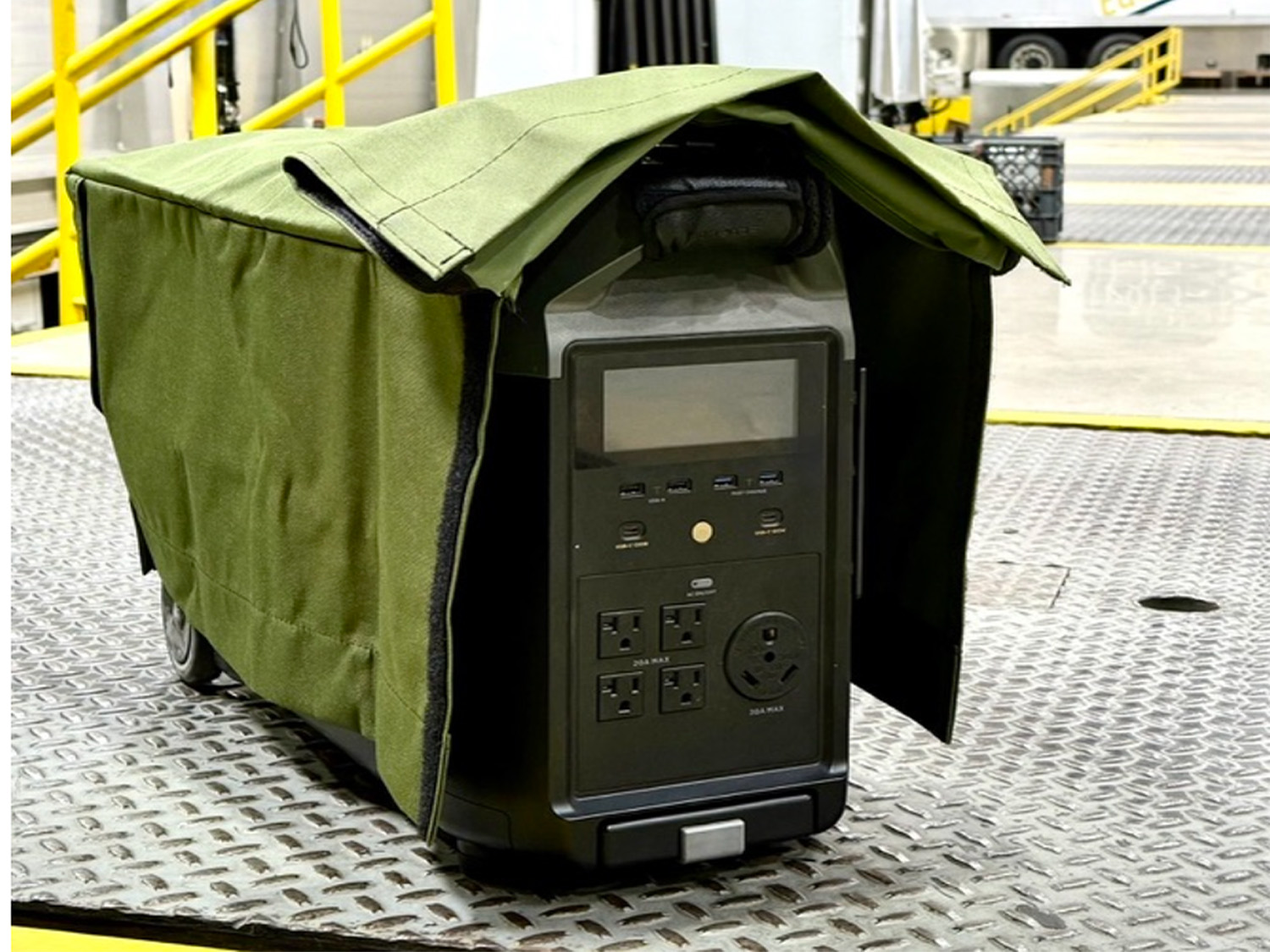 Cover-Alls protecting a power station